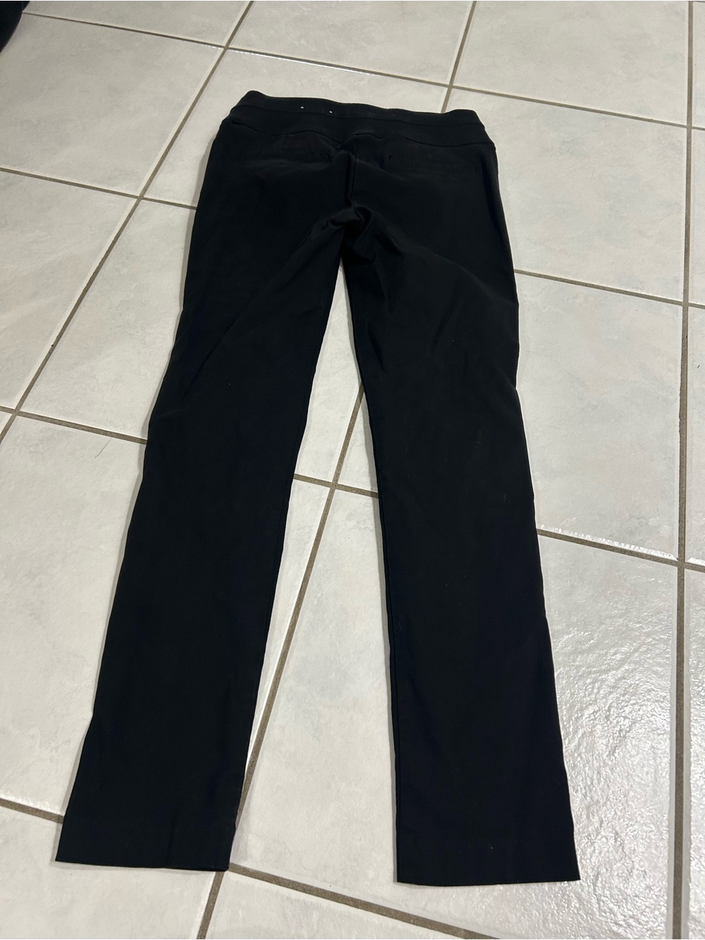 Isaac Mizrahi Black Straight-Leg Pants